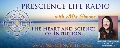 Prescience Life Radio with Mia Simone: Psychic What’s your issue? On-air Readings by Mia Simone and Intuitive Astrologer Amy Morgan. Call 1-800-930-2819